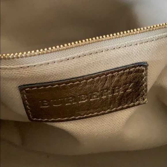 Burberry Tote / Metallic Check Canterbury Gold - Picture 3 of 4